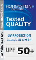 tested quality - UV-protection according to EN 13758-1